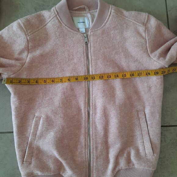 Old Navy Pink Moto bomber Jacket size S - Picture 6 of 7